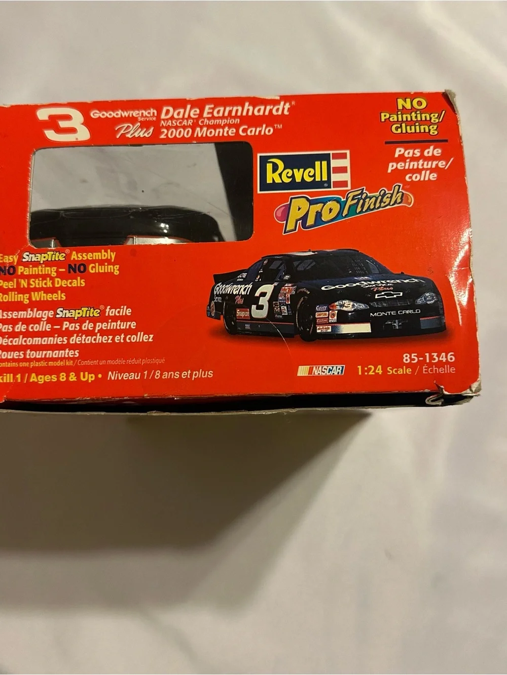 Revell ProFinish Dale Earnhardt #3 Black Monte Carlo Snap-Tite Model Kit